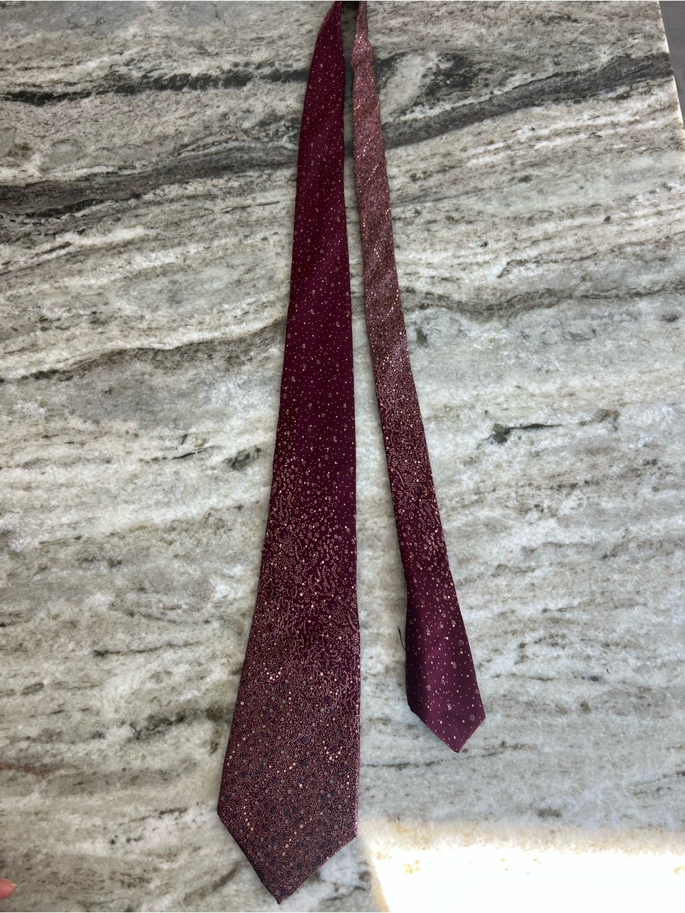 Men's LANVIN silk tie